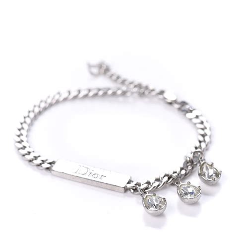 dior silver bracelet womens|christian dior silver bracelet.